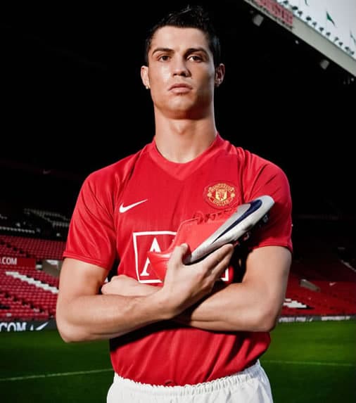 Cristiano Ronaldo-Nike-Vapor-Superfly Ronaldo with the Mercurial Vapor Superfly