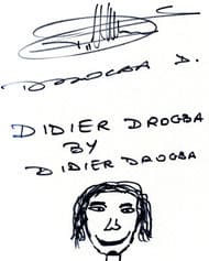 didier drogba self portrait