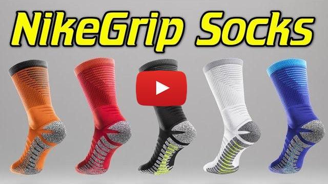 white nike grip socks