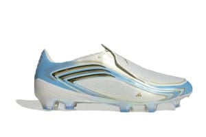 adidas F50 Messi El Ultimo Tango 2026 World Cup boots in ivory, sky blue and gold