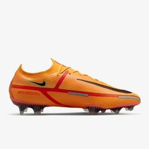 orange football boots