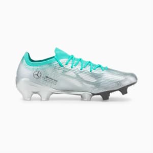 silver football boots