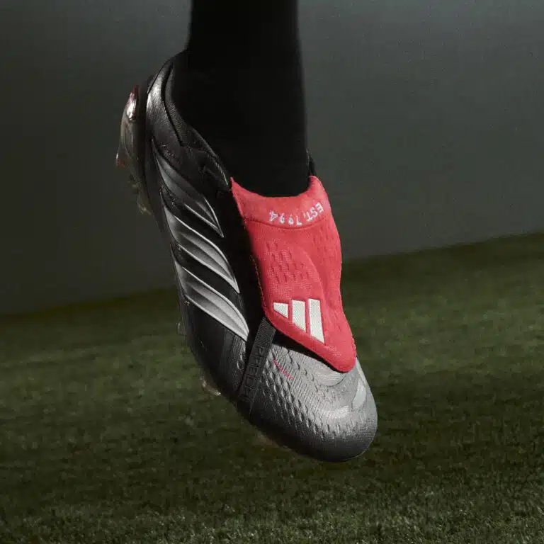 adidas Predator 26 in play, planted stance