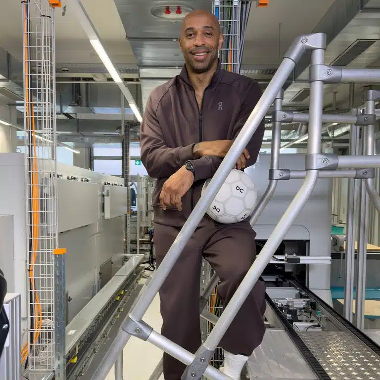 Thierry Henry at On Labs after becoming Director of Football