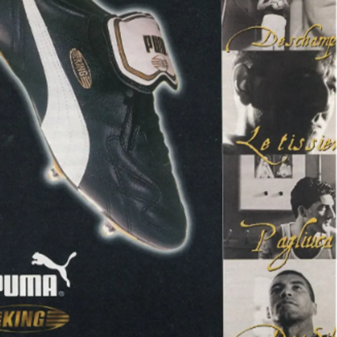 Vintage Puma King advert